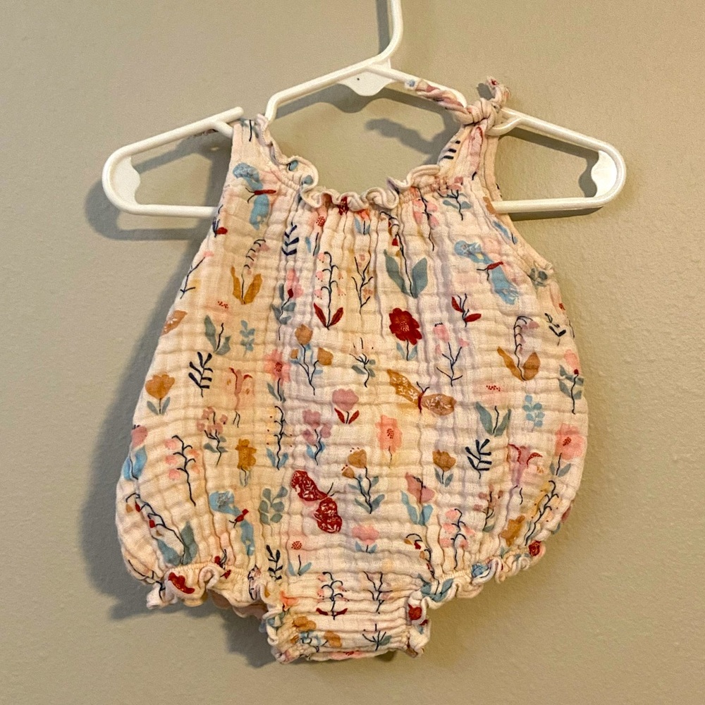 Angel Dear Floral Kids One Piece - Multicolor